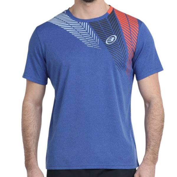 Camiseta Bullpadel de Hombre Liria Azul Intenso