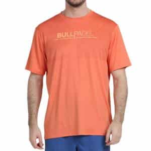 Camiseta naranja Bullpadel - Modelo Leteo