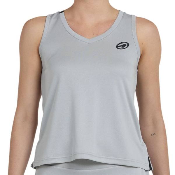 Camiseta de tirantes Bullpadel Gris Mujer
