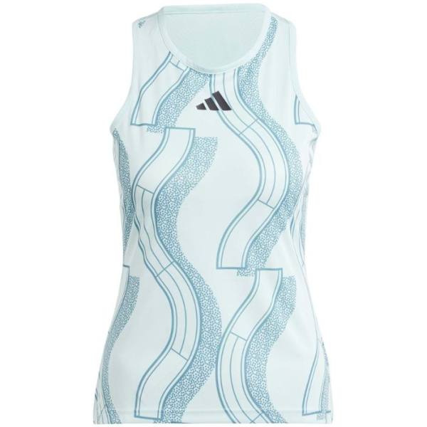 Camiseta de tirantes Adidas Club Graph Azul W