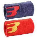 Muñequeras Bullpadel Azul Marino y Rojo