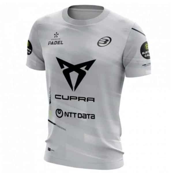 Camiseta Bullpadel Adula de Juan Tello Blanca Camiseta Bullpadel Adula de Juan Tello Blanca
