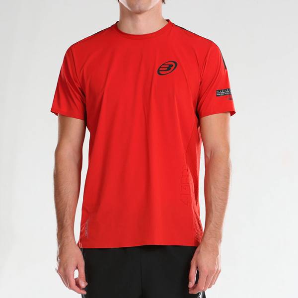 Camiseta Bullpadel Odeon Roja Camiseta Bullpadel Odeon Roja