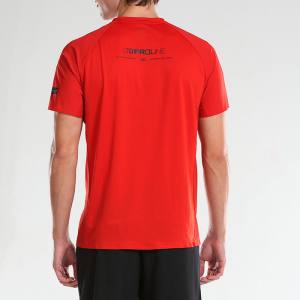 Camiseta Bullpadel Odeon Roja