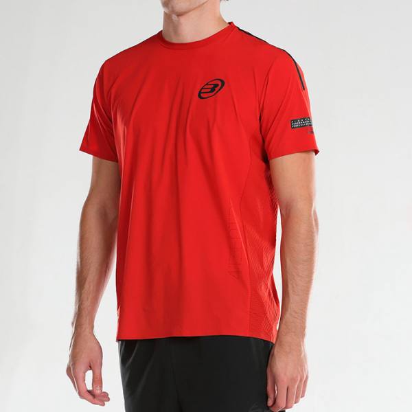 Camiseta Bullpadel Odeon Roja
