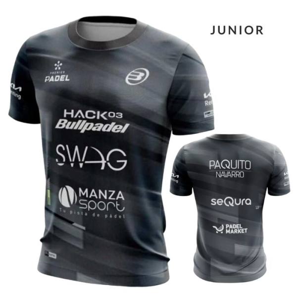 Camiseta Bullpadel Oficial de Paquito Navarro Junior
