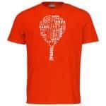 Camiseta HEAD Padel Naranja