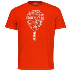 Camiseta HEAD Padel Naranja