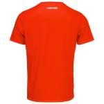 Camiseta Padel Naranja de HEAD