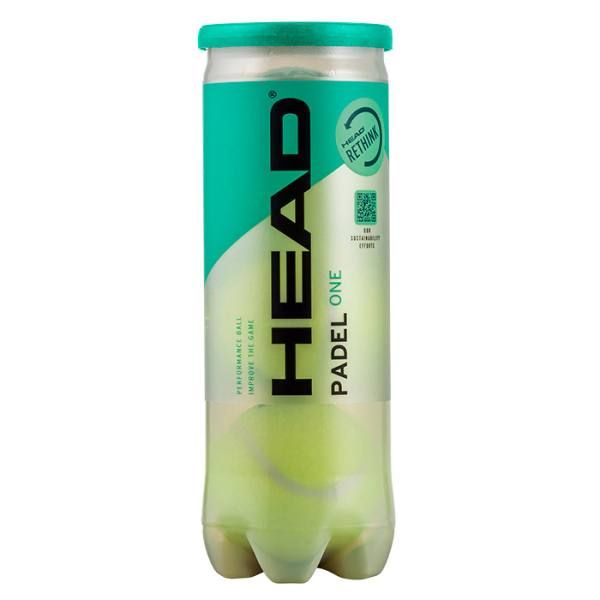 Bote de 3 pelotas Head Padel One Bote de 3 pelotas Head Padel One