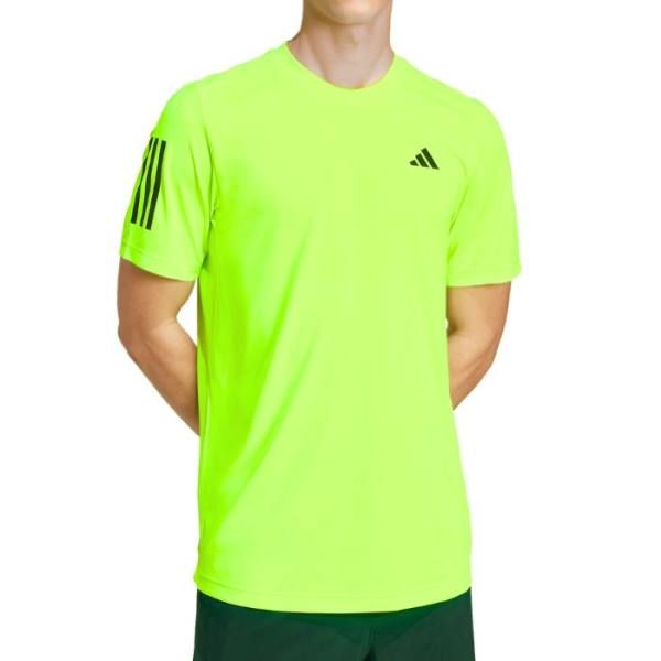 Camiseta Adidas Club 3STR Amarillo Flúor