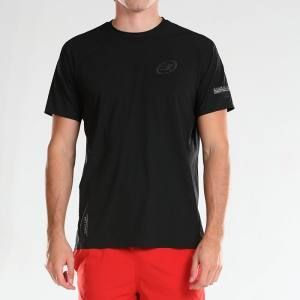 Camiseta Bullpadel Odeon Negra Master Final