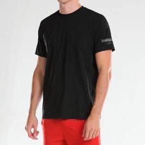Camiseta Bullpadel Odeon Negra Master Final