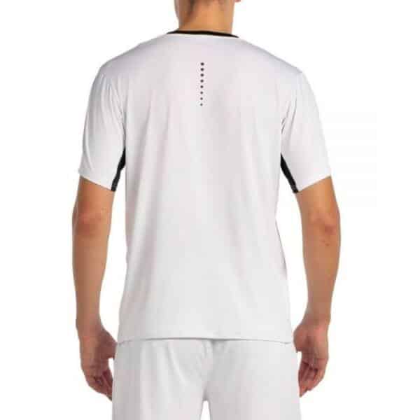 Detalle de la Camiseta Bullpadel color blanco Malmok