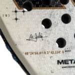 Detalle Firma de la Pala Adidas Metalbone Pro EDT