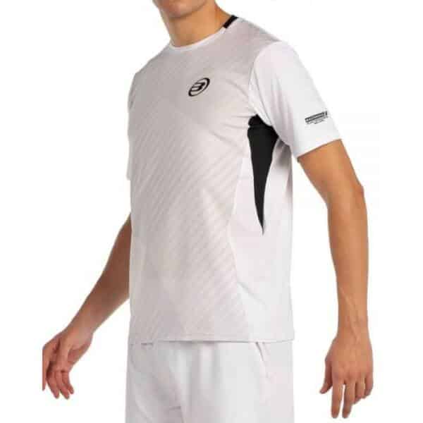 Perfil de la Camiseta Bullpadel color blanco Malmok