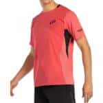 Perfil de la Camiseta Malmok de Bullpadel en color hibisco