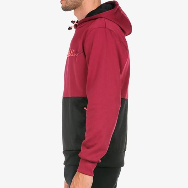Sudadera Bullpadel Imbui Vino Burdeos
