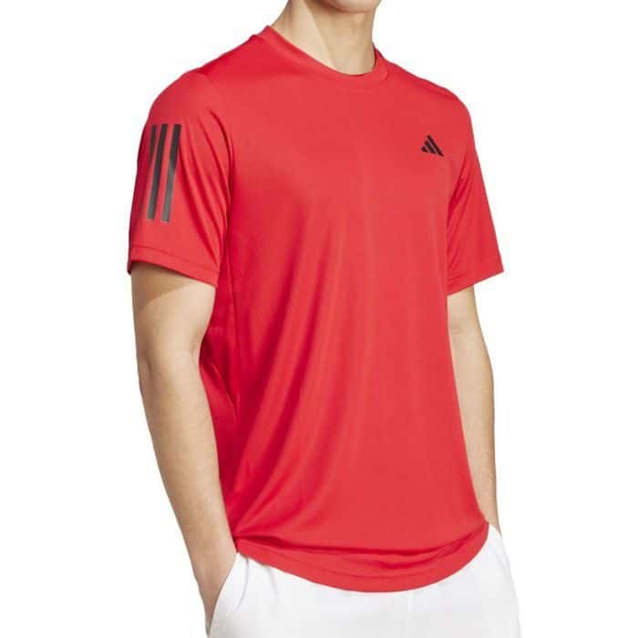 Camiseta ADIDAS Club En Color Roja 3STR Camiseta ADIDAS Club En Color Roja 3STR