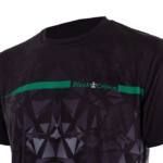 Detalle de la Camiseta Black Crown Atlanta Negra