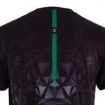Detalle de la Camiseta Black Crown Atlanta Negra