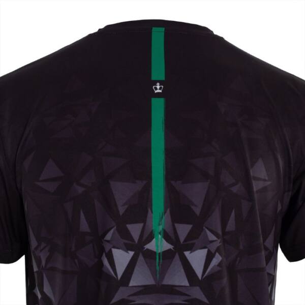 Detalle de la Camiseta Black Crown Atlanta Negra