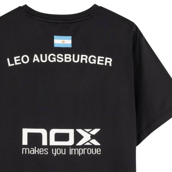 Detalle de la Camiseta NOX Oficial Leo Augsburger