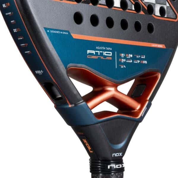 Detalle de la Pala NOX AT10 Genius Attack 18K