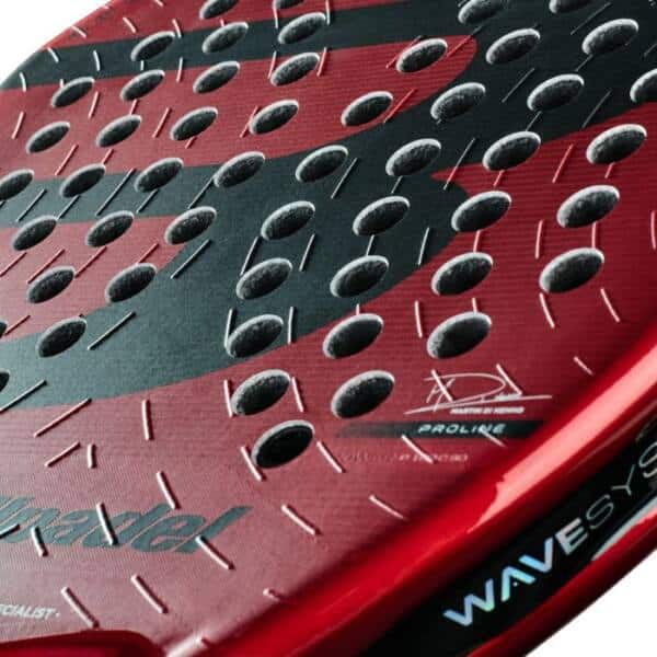 Detalle del plano de la pala Bullpadel XPLO Comfort