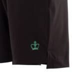 Detalle del Short Black Crown Montana Negro