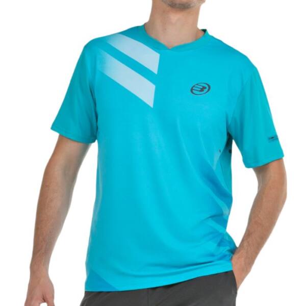 Camiseta Bullpadel Maron Azul Turquesa
