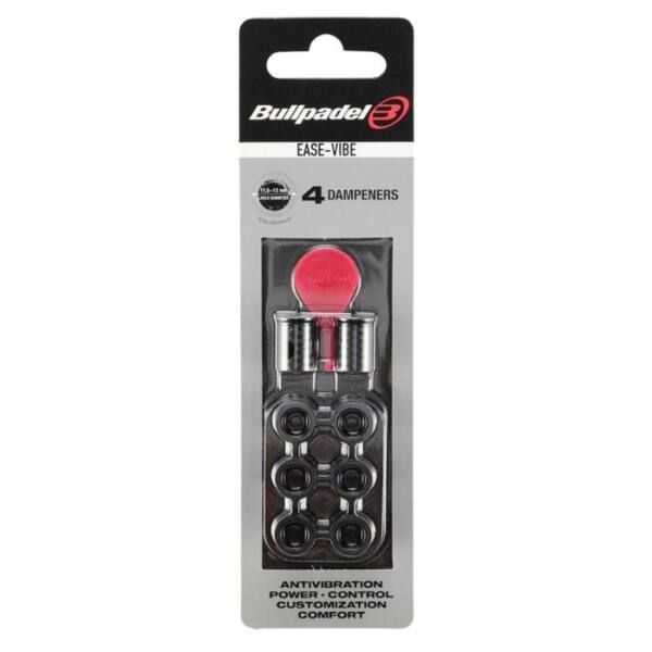 Antivibradores Ease Vibe de Bullpadel Negro