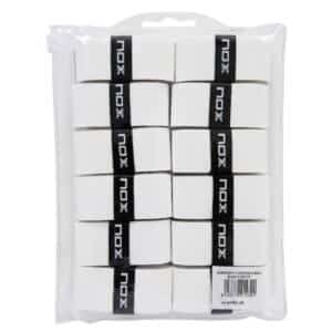 Blíster 12 Overgrips NOX Blancos Lisos