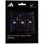 Blíster de 3 Overgrips Adidas Negros Perforados