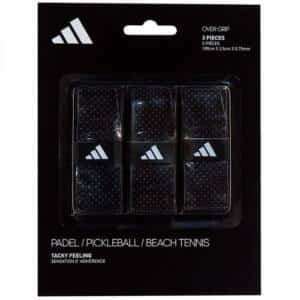 Blíster de 3 Overgrips Adidas Negros Perforados