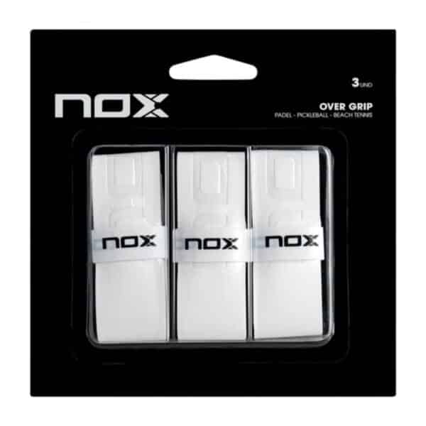 Blíster 3 Overgrips NOX Pro Lisos Blancos Blíster 3 Overgrips NOX Pro Lisos Blancos