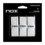 Blíster 3 Overgrips NOX Pro Perforados Blancos
