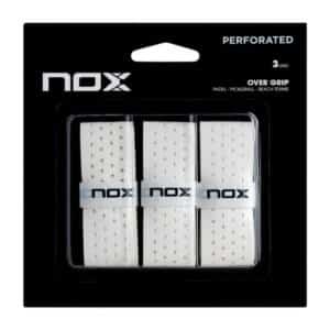 Blíster 3 Overgrips NOX Pro Perforados Blancos