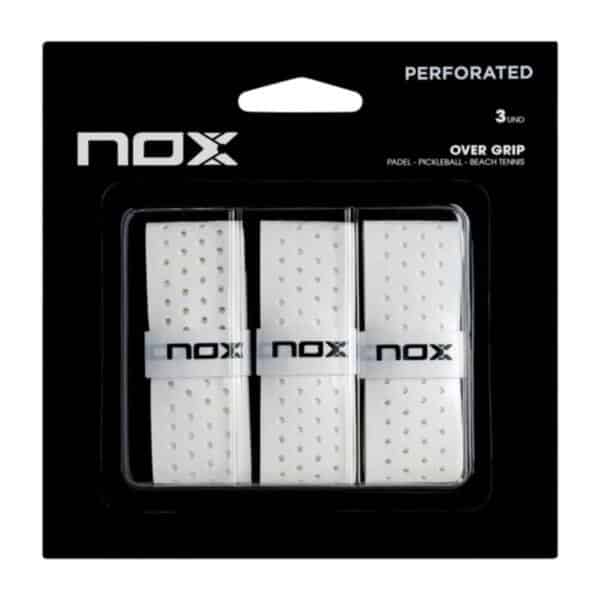 Blíster 3 Overgrips NOX Pro Perforados Blancos