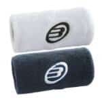 Pack 2 muñequeras Bullpadel Blanco-Azul Lavado