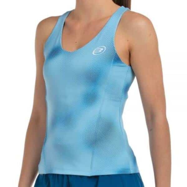 Camiseta de tirantes Bullpadel Dan Azul Claro Mujer Camiseta de tirantes Bullpadel Dan Azul Claro Mujer