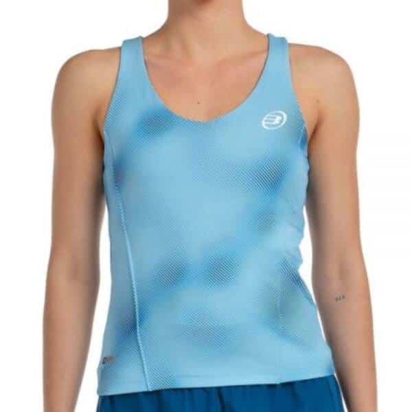 Camiseta de tirantes Bullpadel Dan Azul Claro Mujer