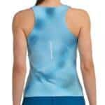 Camiseta de tirantes Bullpadel Dan Azul Claro Mujer