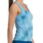 Camiseta de tirantes Bullpadel Dan Azul Claro Mujer