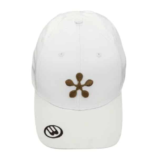 Gorra bullpadel blanca premier padel