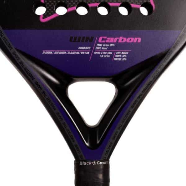 Puente Pala de pádel Win Carbon de Black Crown 2025