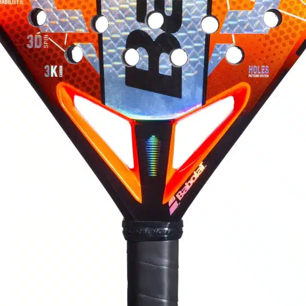 Detalle puente pala Babolat Viper Juan Lebrón 3.0