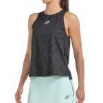 Camiseta de tirantes Bullpadel Abure negra