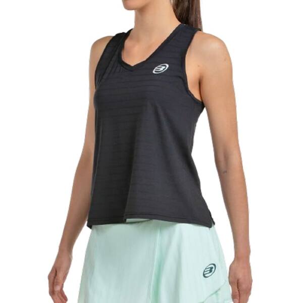 Camiseta de tirantes Bullpadel Adies negra Camiseta de tirantes Bullpadel Adies negra