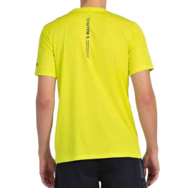Camiseta Bullpadel Beque en color lima
